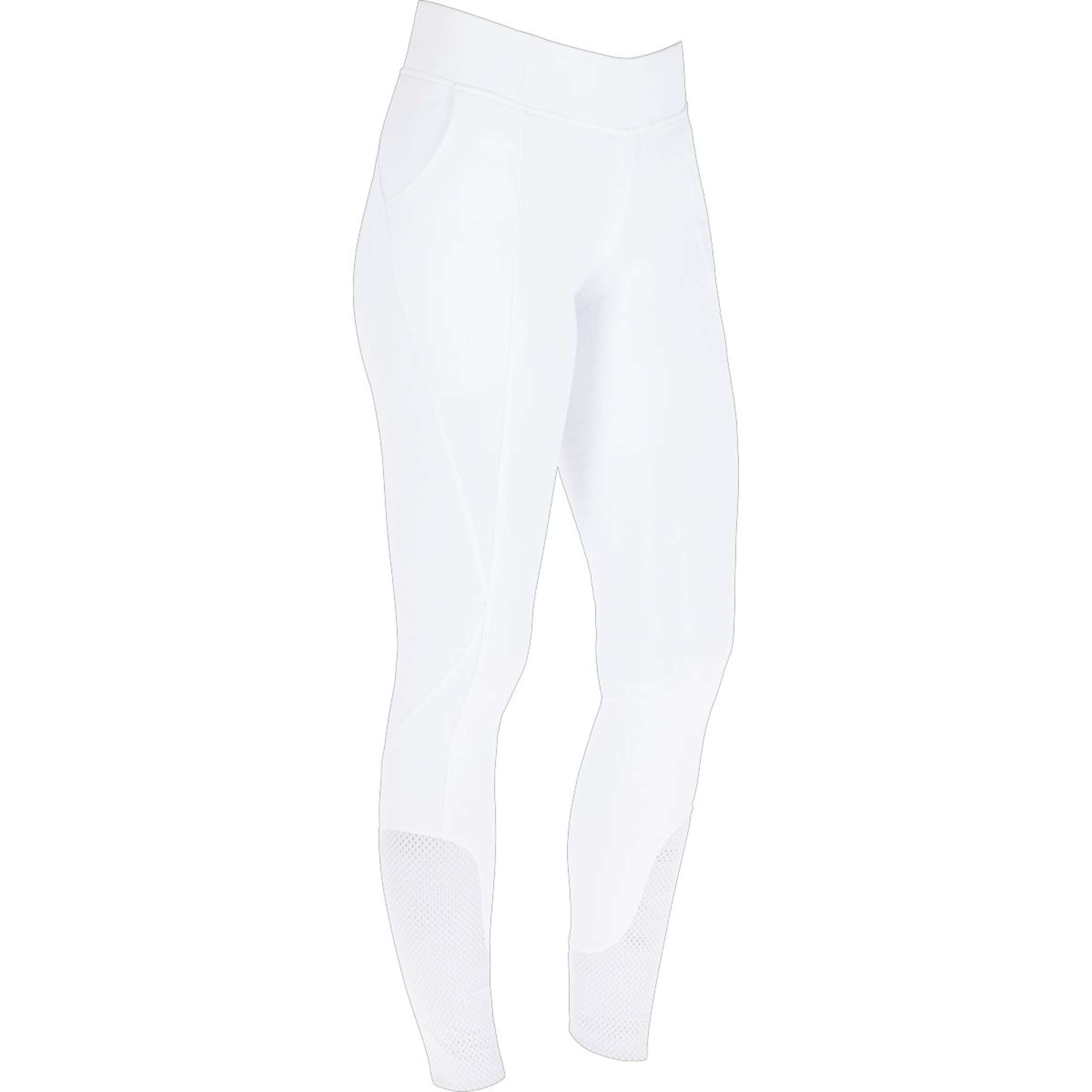 Covalliero Legging d'Équitation SS26 Enfants Blanc Covalliero Legging d'Équitation SS26 Enfants Blanc