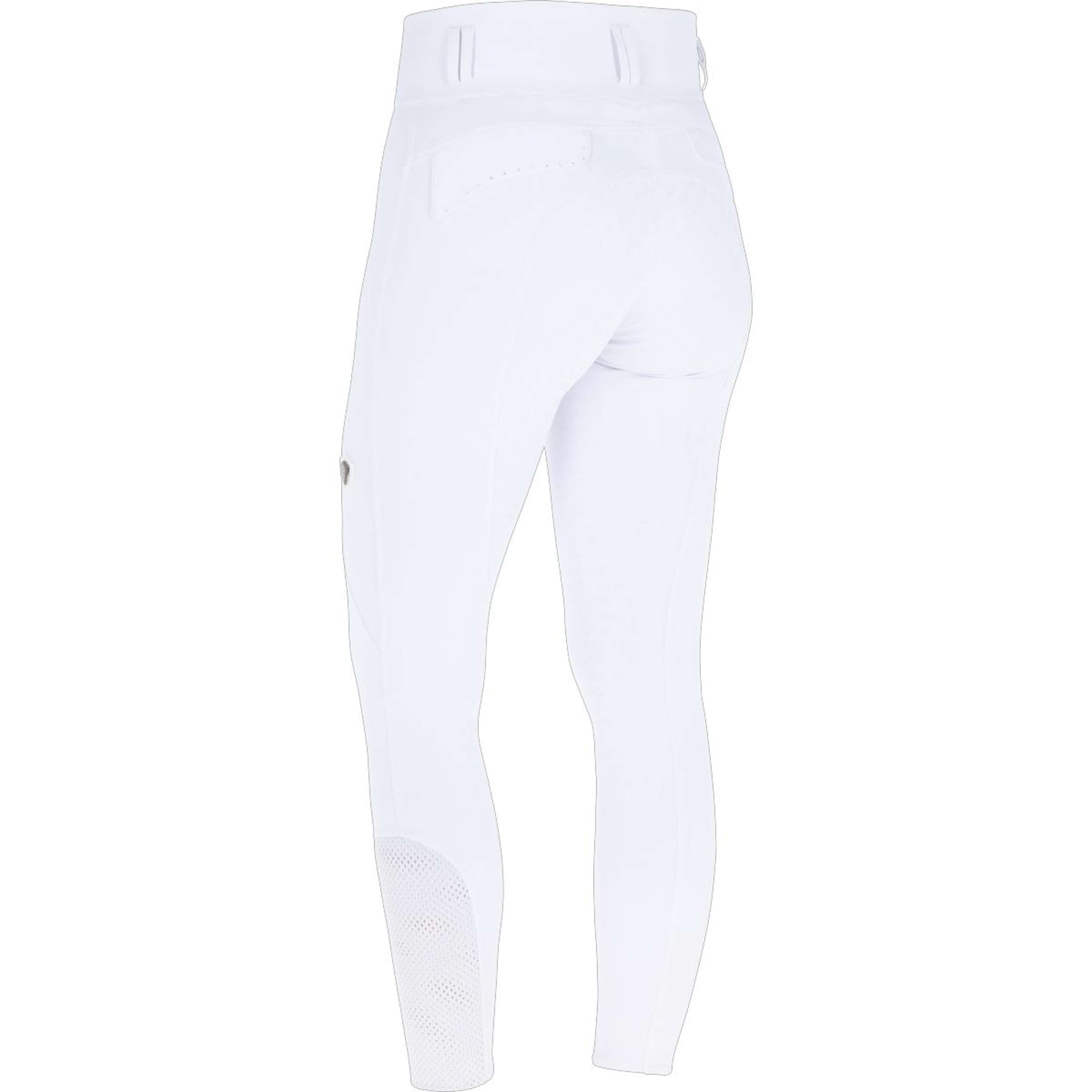 Covalliero Pantalon d'Équitation SS26 Femme Full Grip Blanc Covalliero Pantalon d'Équitation SS26 Femme Full Grip Blanc