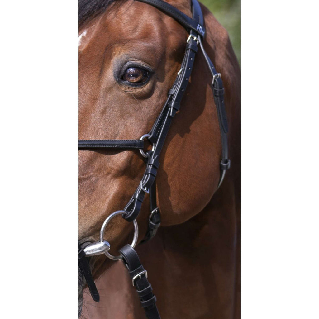 Riding World Bride avec Muserolle Mexicaine Noir