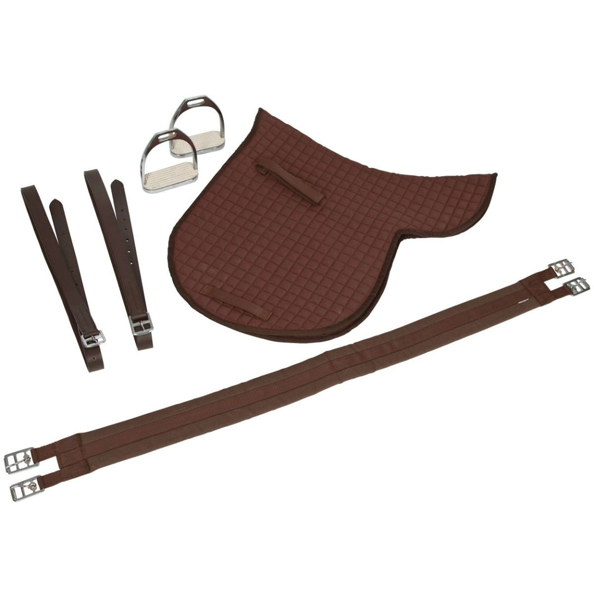 Kerbl Set de selles Eurohorse Versatile Marron