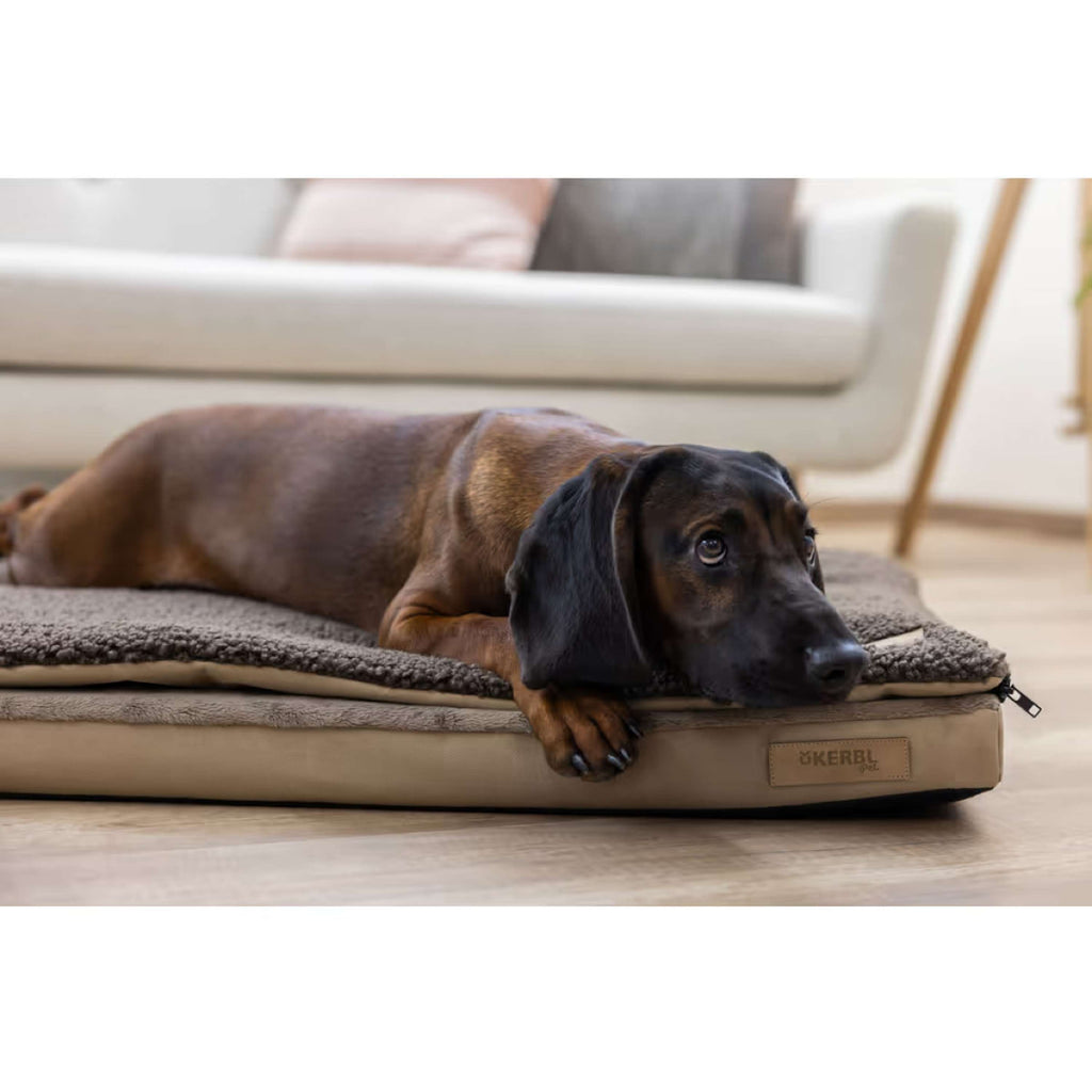 Kerbl Matelas pour Chien 2 en 1 Maaron/beige