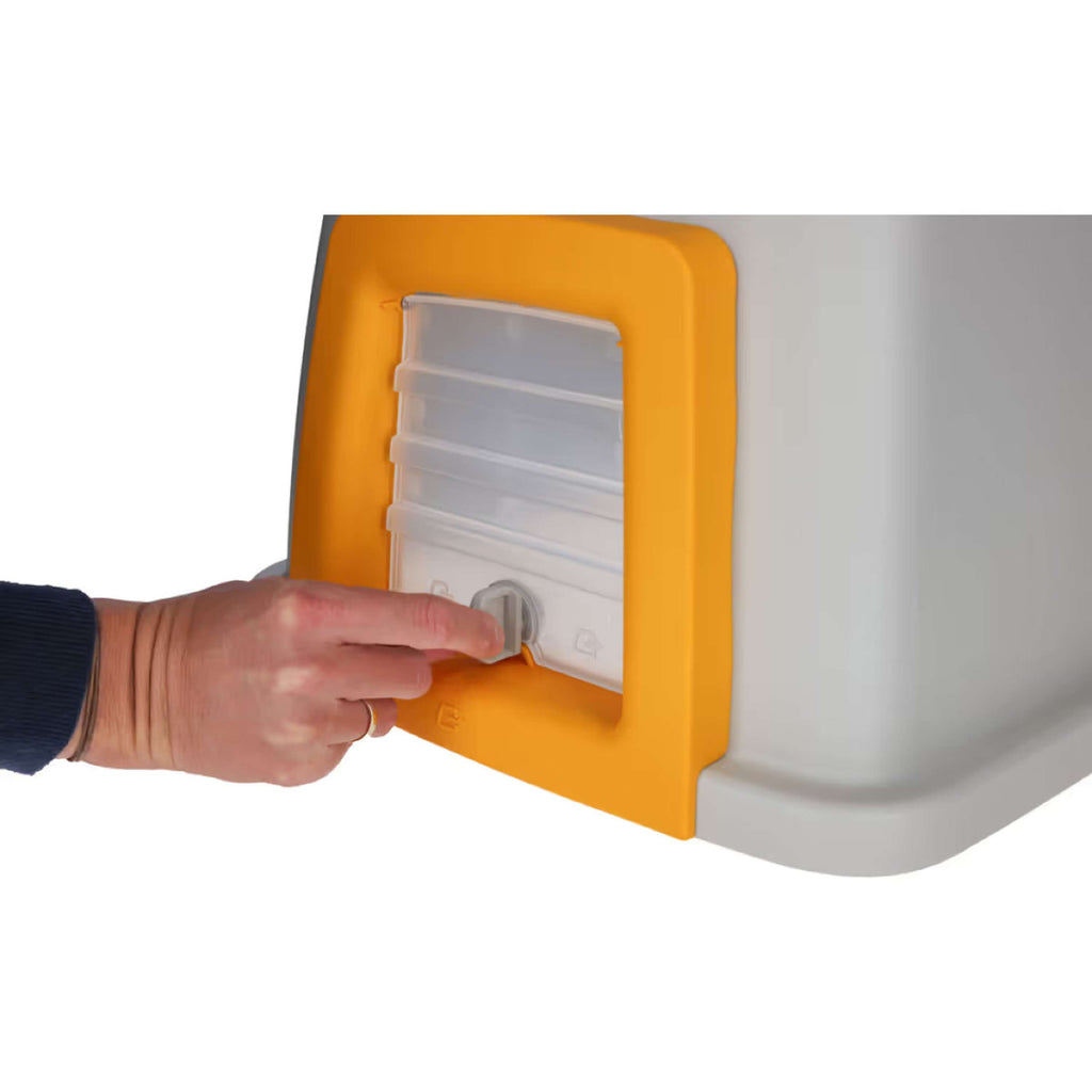 Kerbl Abri à Lapin Plastique Gris/Orange