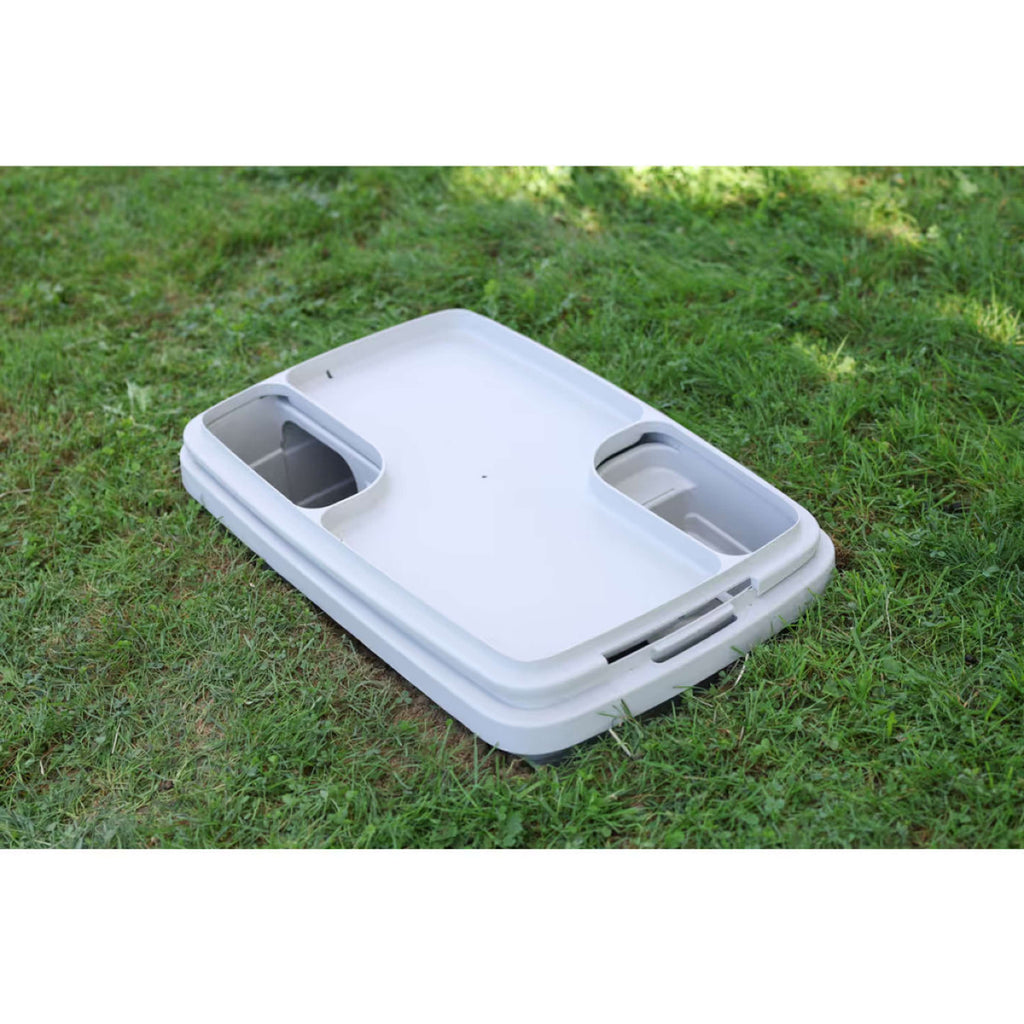 Kerbl Abri à Lapin Plastique Gris/Orange