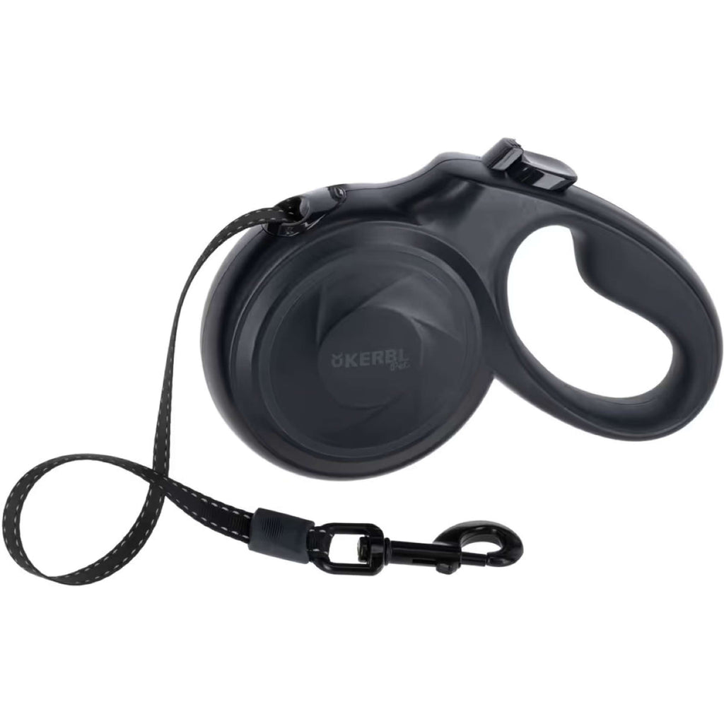 Kerbl Laisse Enrouleuse 5 Cm Noir