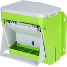 Kerbl Distributeur Automatique de Nourriture avec Clapet de Protection Vert