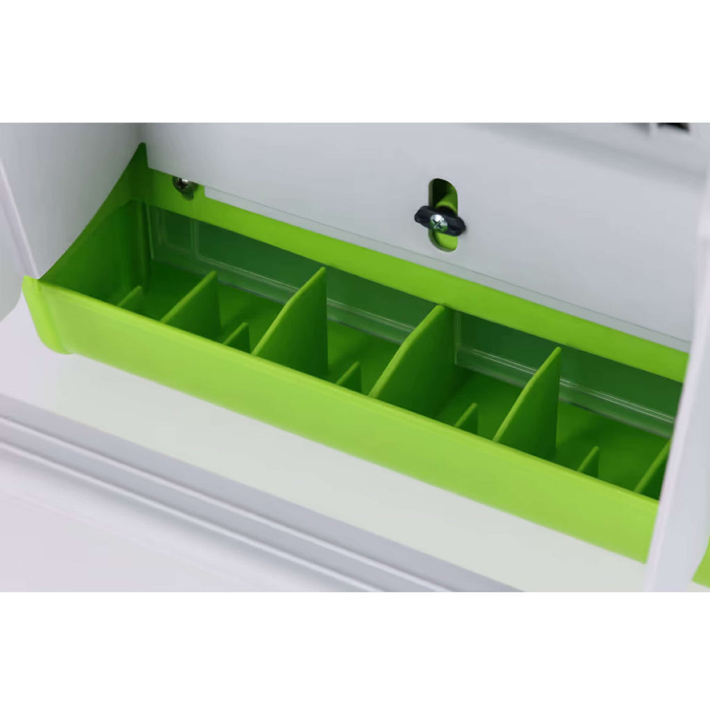 Kerbl Distributeur Automatique de Nourriture avec Clapet de Protection Vert