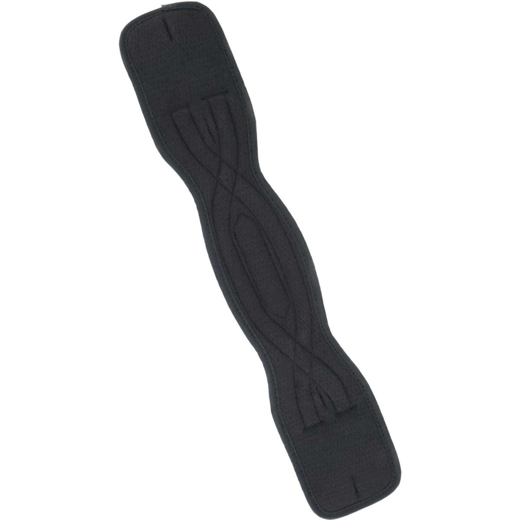 Kieffer Sangle de Dressage Air-Tex sans Élastique Noir
