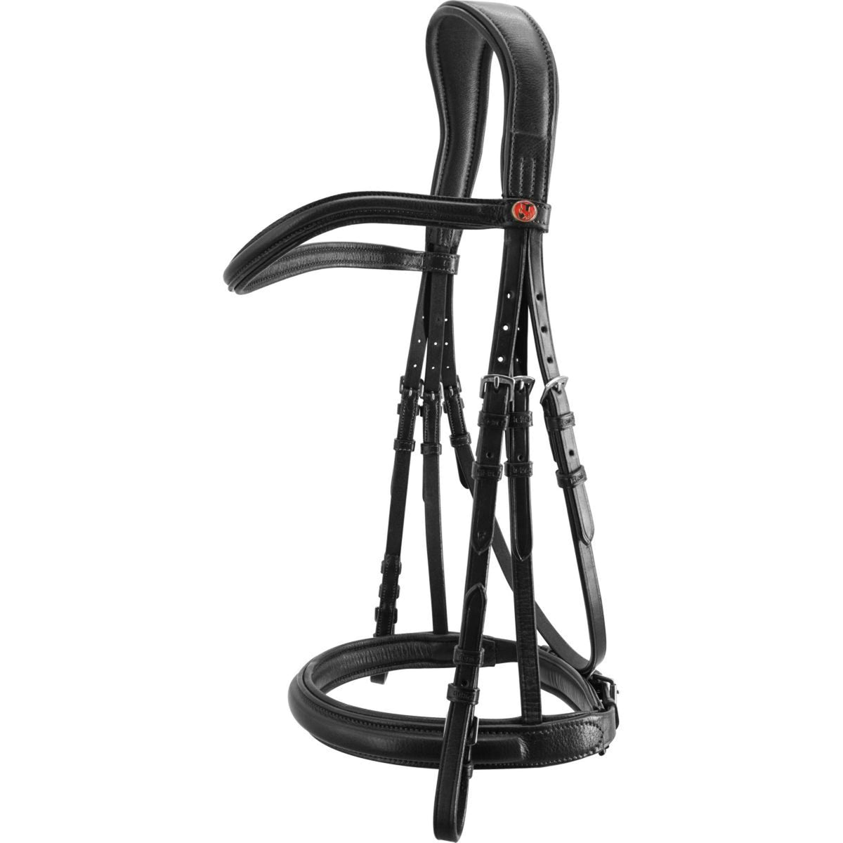 Kieffer Bridon Ultrasoft Sue Frontal en Cuir Noir