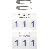 Kingsland Porte-numéro Classic 3 Chiffres Blanc