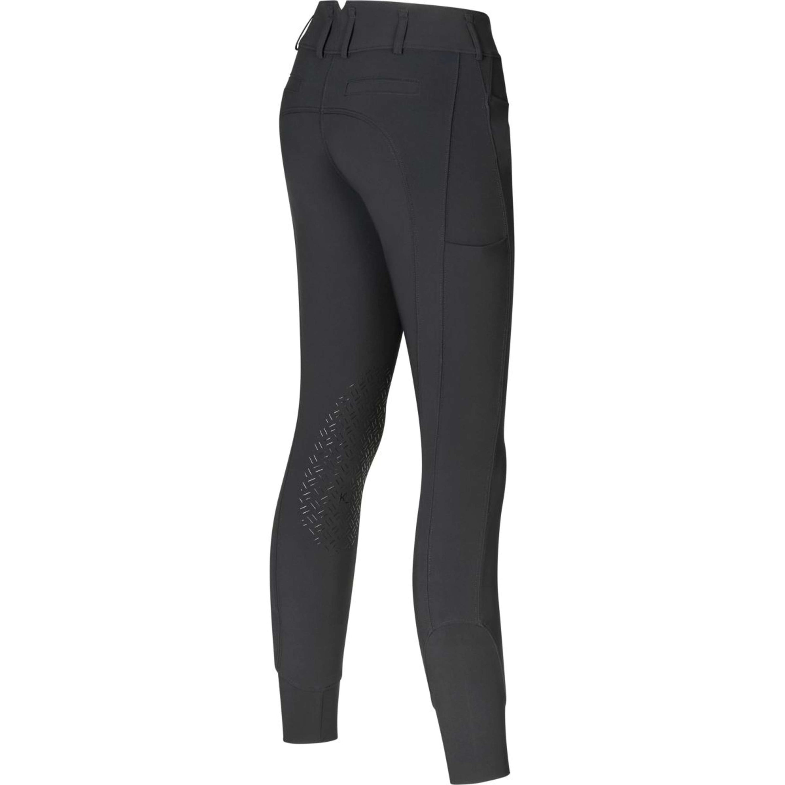 Kingsland Pantalon d'Équitation Kira Prise de Genou Noir