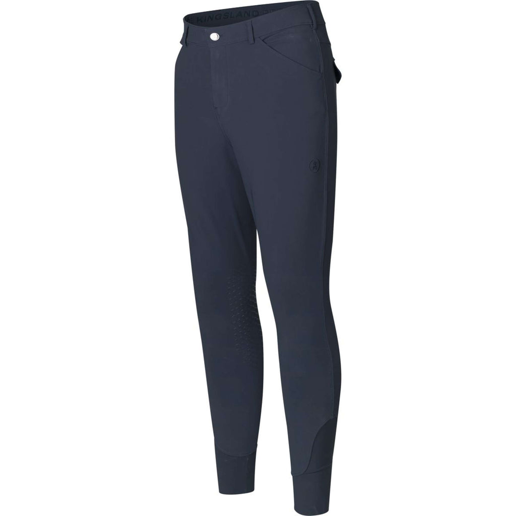 Kingsland Pantalon d'Équitation Kent Prise de Genou Marin
