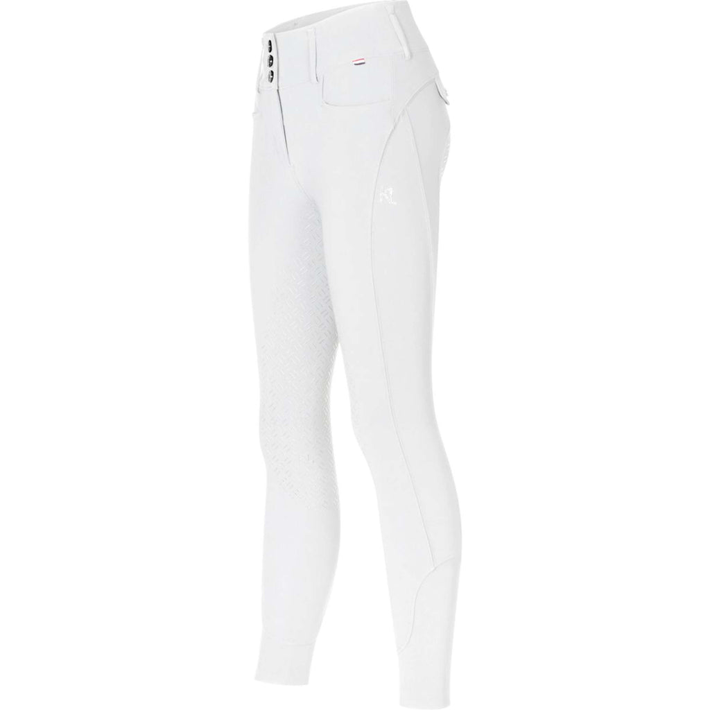 Kingsland Pantalon d'Équitation Kimi Full Grip Blanc