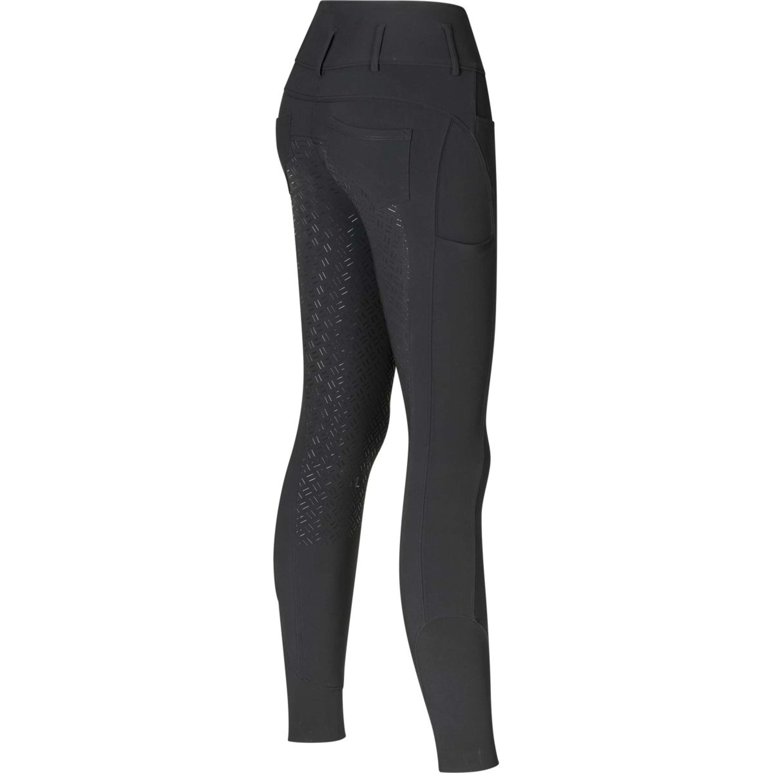 Kingsland Pantalon d'Équitation Khloe Full Grip Noir Kingsland Pantalon d'Équitation Khloe Full Grip Noir