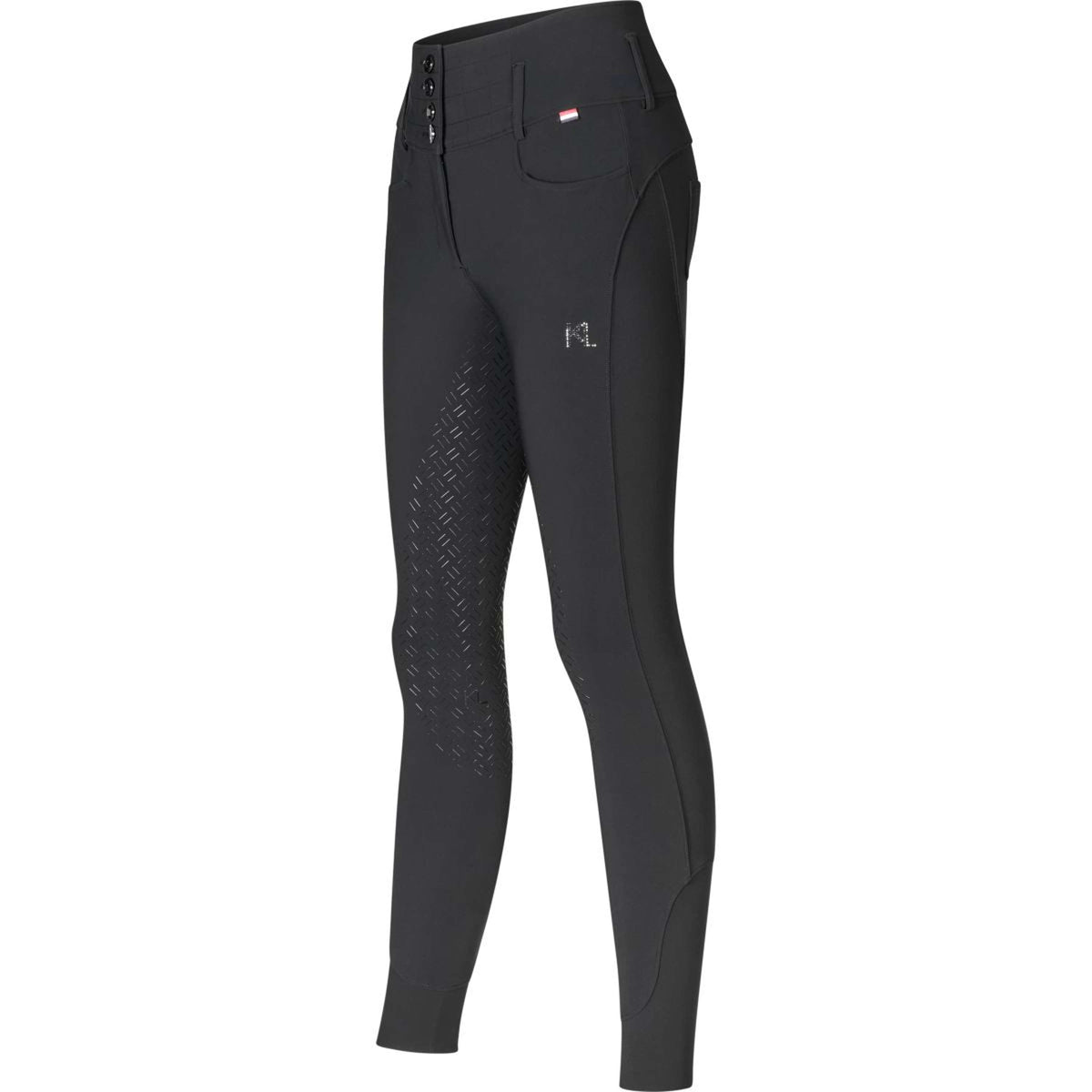 Kingsland Pantalon d'Équitation Khloe Full Grip Noir