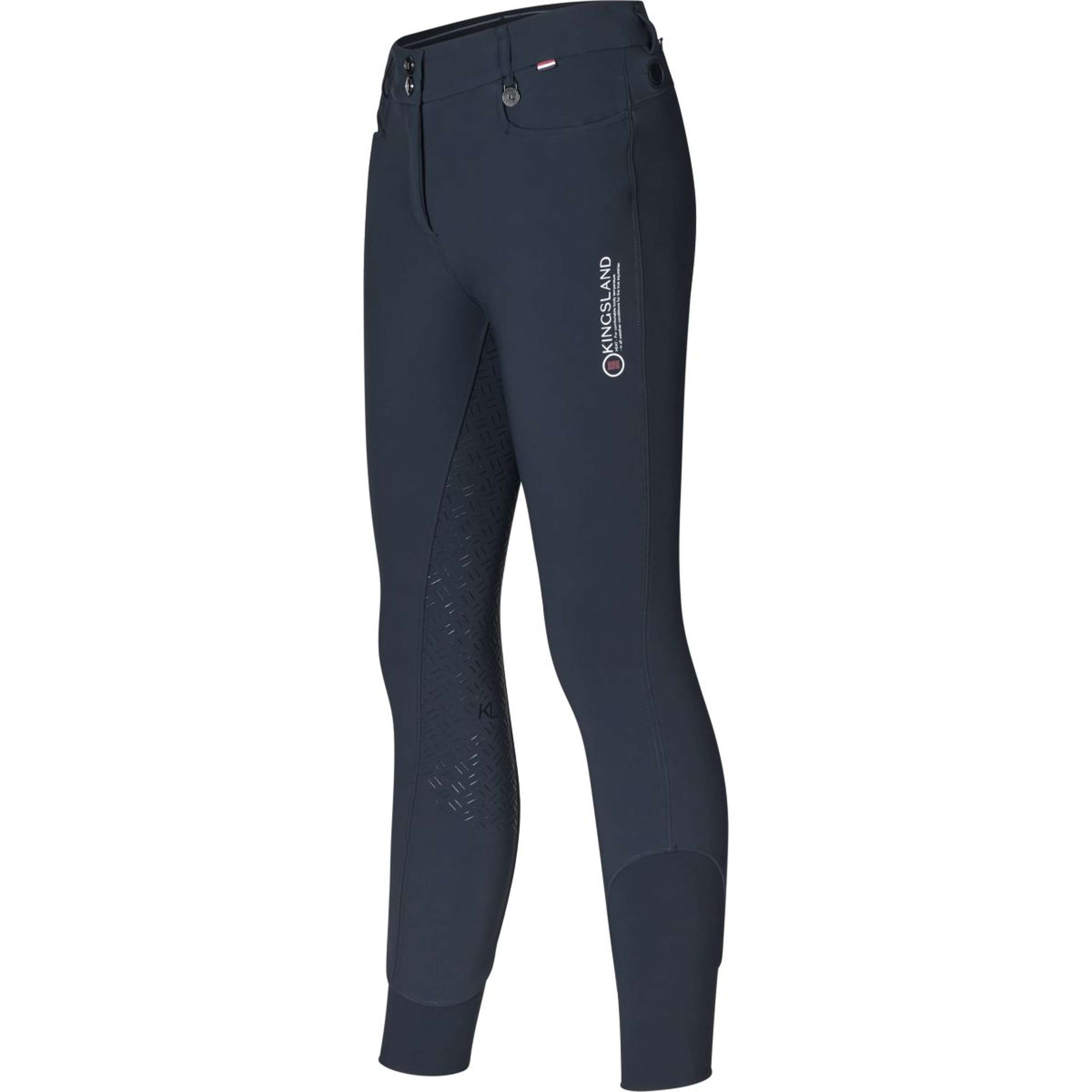Kingsland Pantalon d'Équitation KLKarolina Full Grip Marin