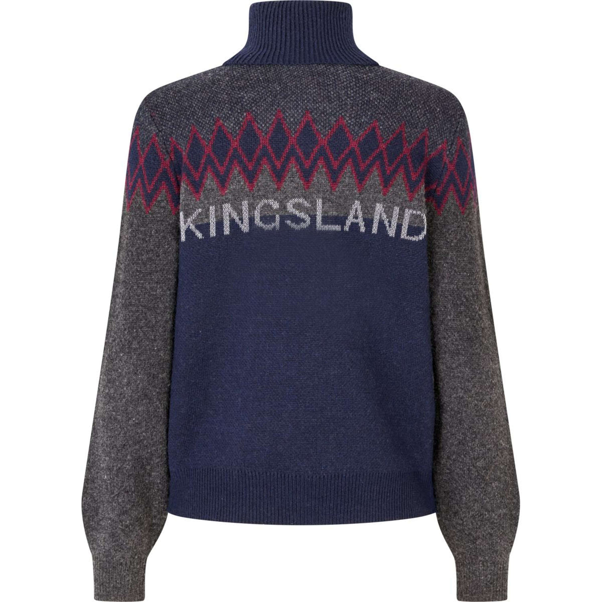 Kingsland Pull à Col KLMontez Grey Forged Iron