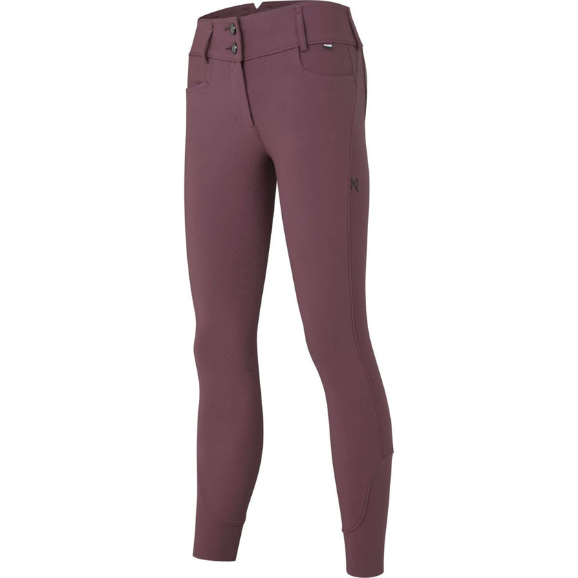 Kingsland Pantalon d'Équitation KLKira Full Grip Plum Wine