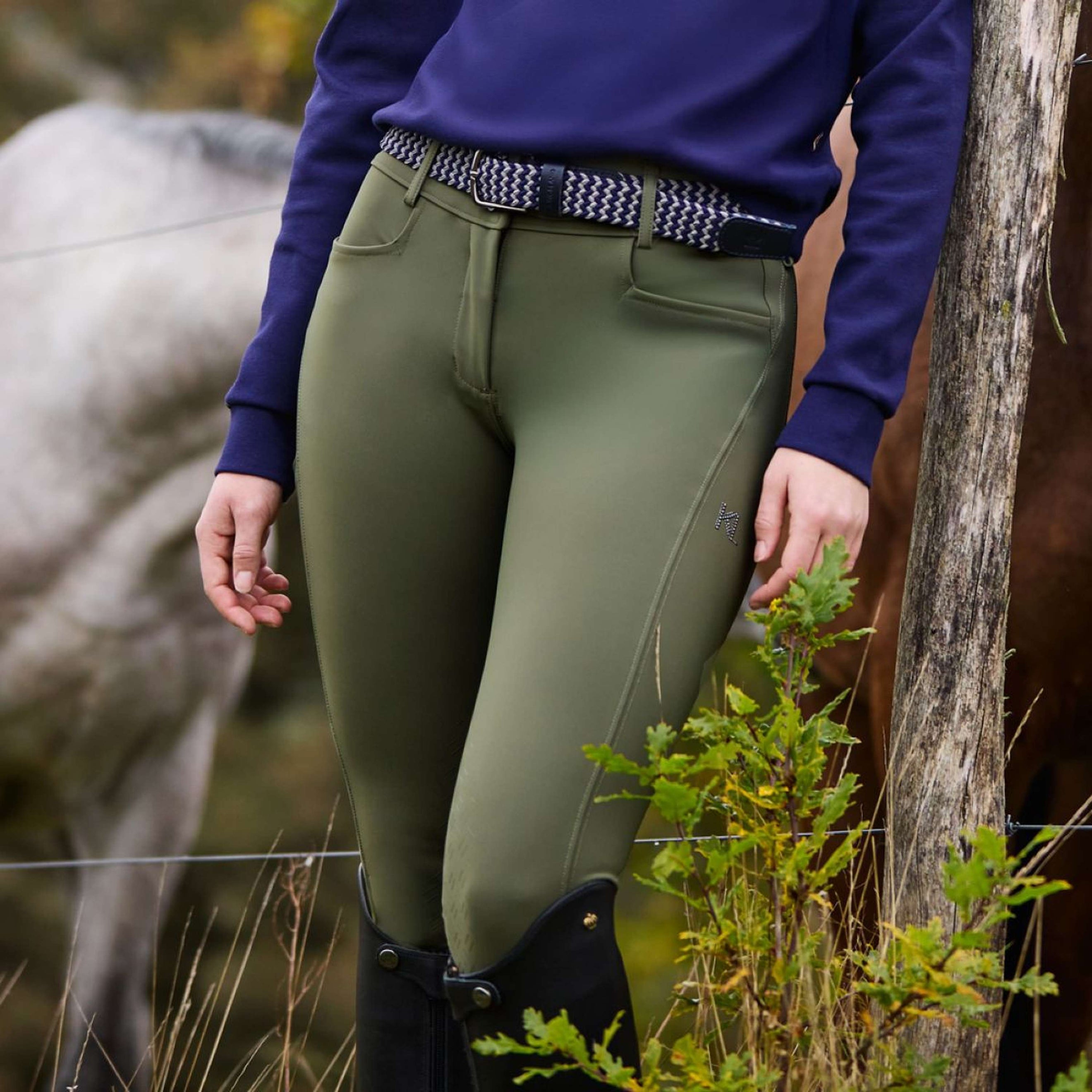 Kingsland Pantalon d'Équitation KLKira Full Grip Dames Kalamata