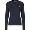 Kingsland Pullover Classic Col en V Marin