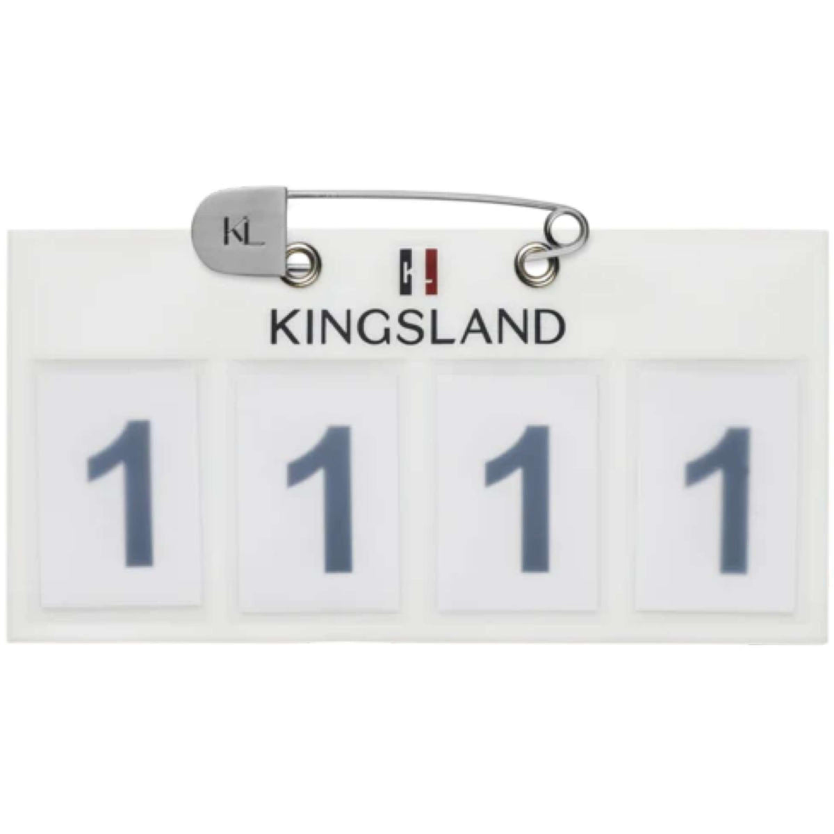 Kingsland Porte-numéro Classic 4 Chiffres Blanc