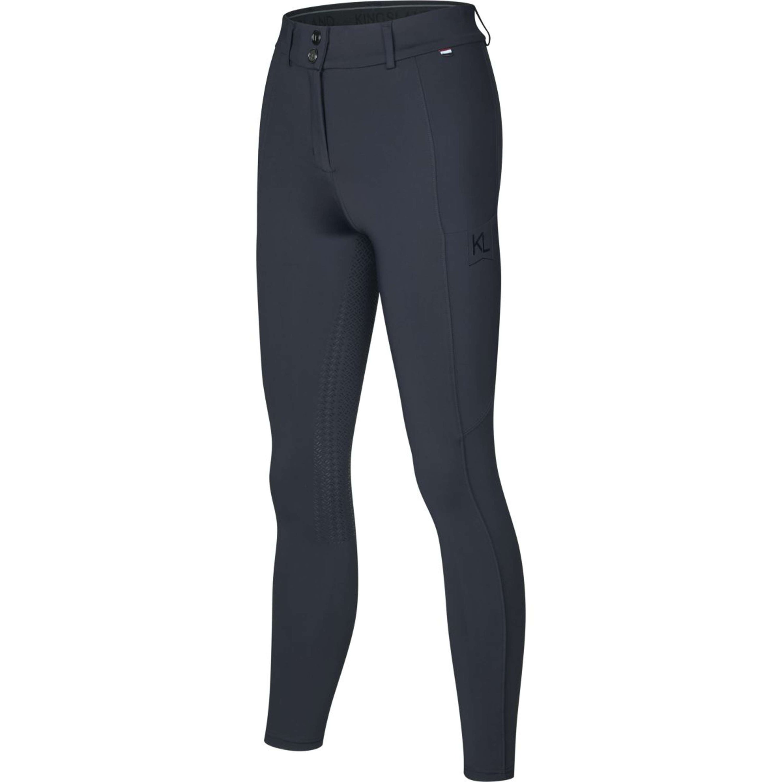 Kingsland Pantalon d'Équitation KLKaya Full Grip Marin