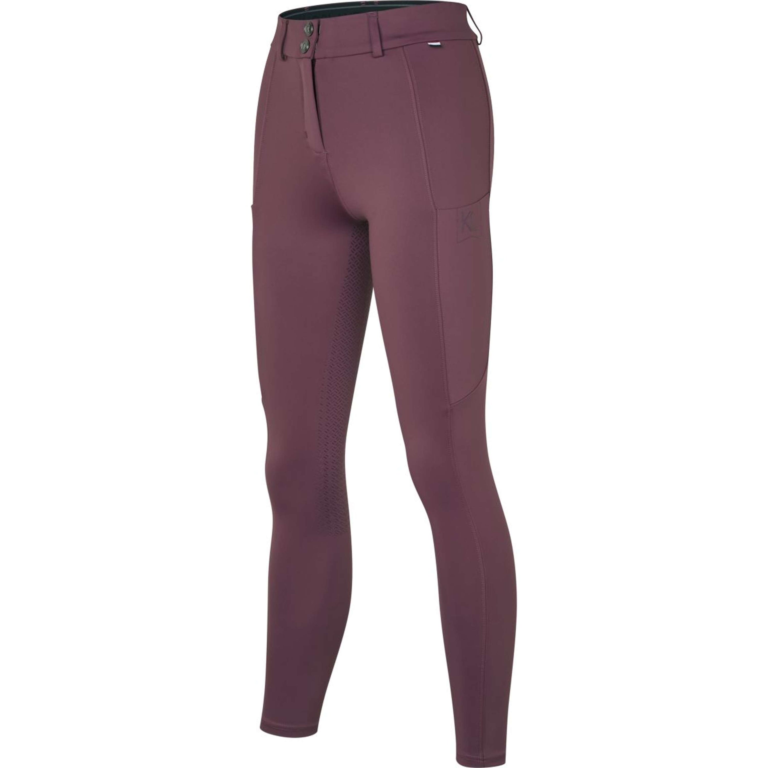 Kingsland Pantalon d'Équitation KLKaya Full Grip Plum Wine