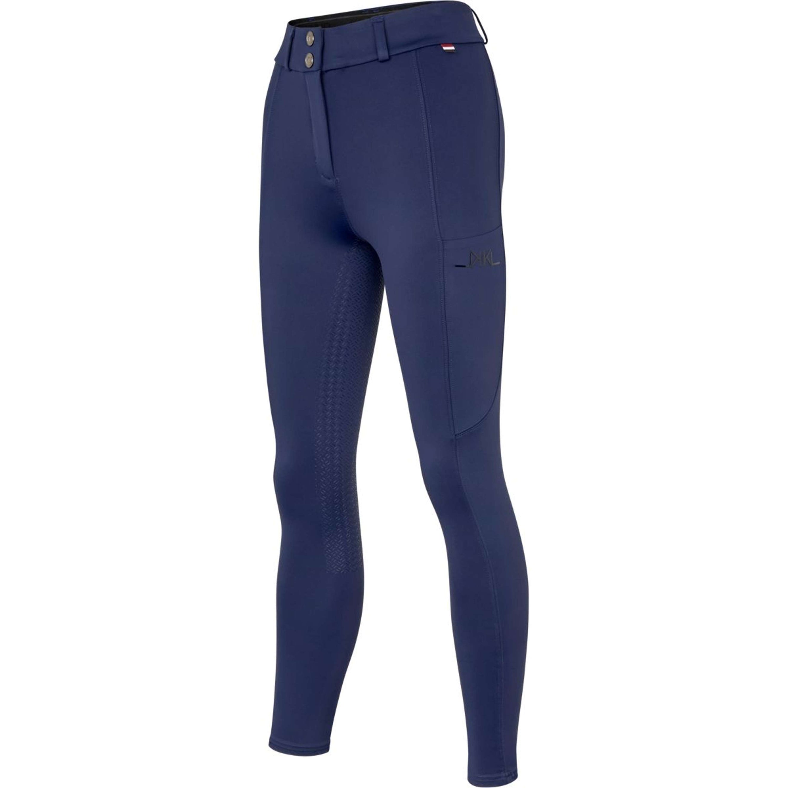 Kingsland Pantalon d'Équitation KLKaya Full Grip Dames Bleu du Soir
