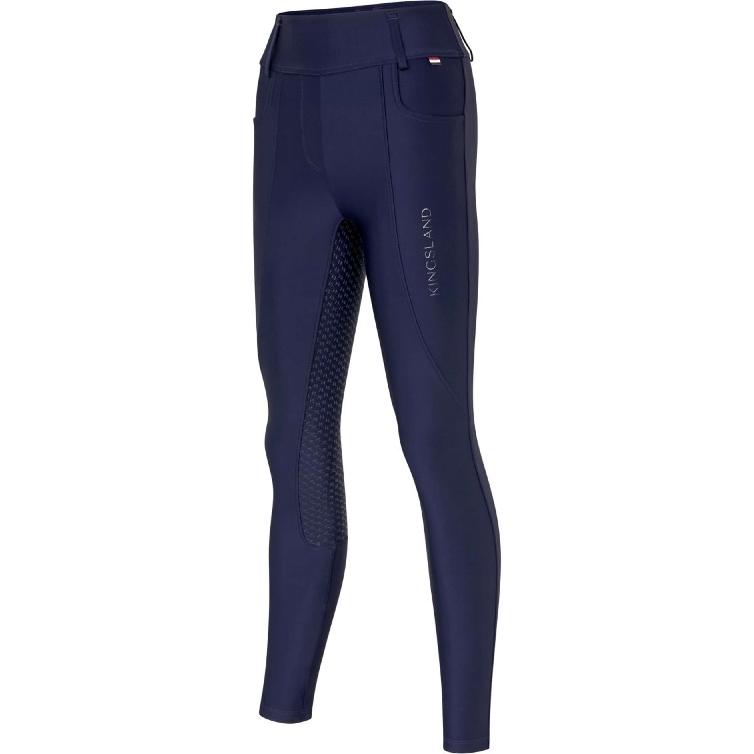 Kingsland Pantalon d'Équitation KLKristin Full Grip Dames Bleu du Soir