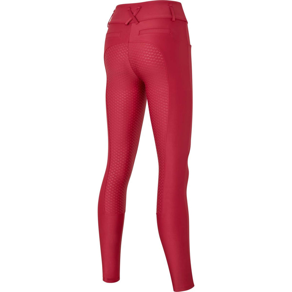 Kingsland Pantalon d'Équitation KLKristin Full Grip Dames Grenat Rouge