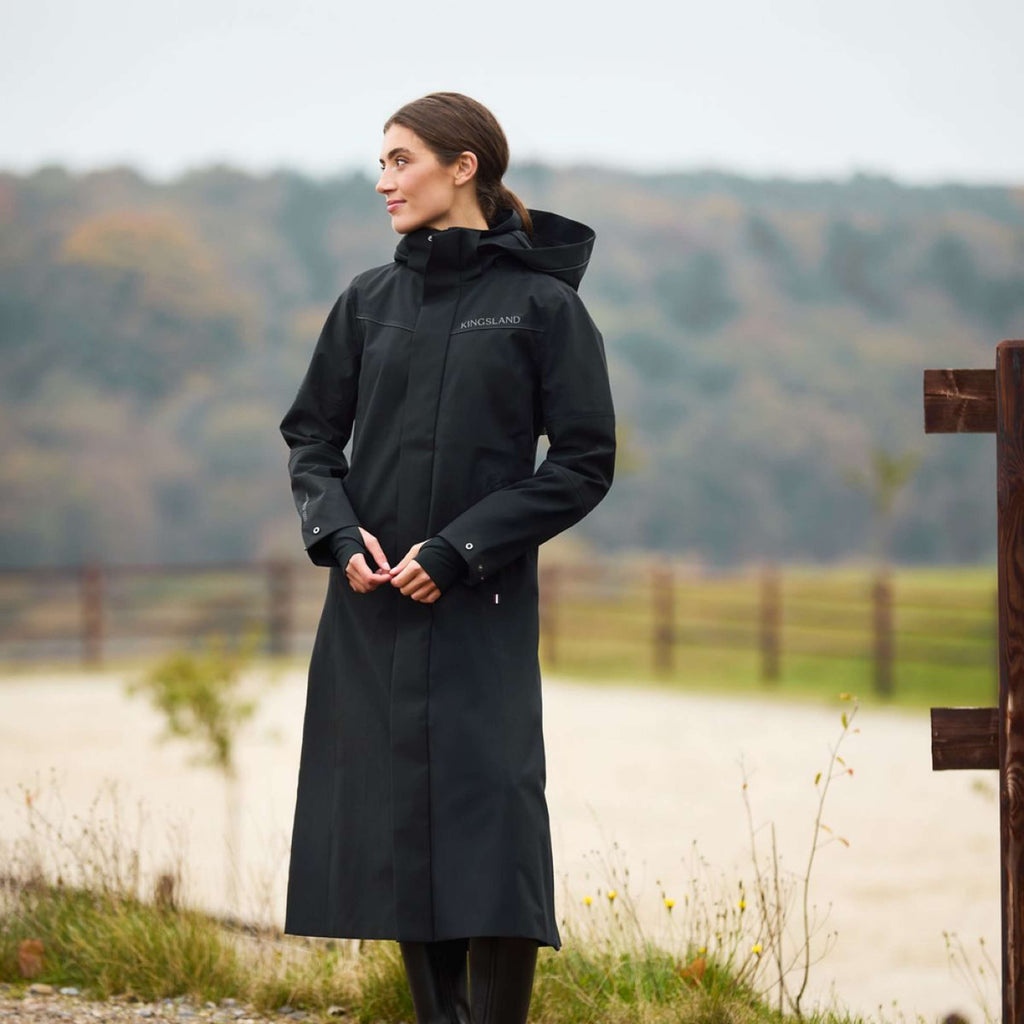 Kingsland Veste Longue KLLucia Étanche Noir