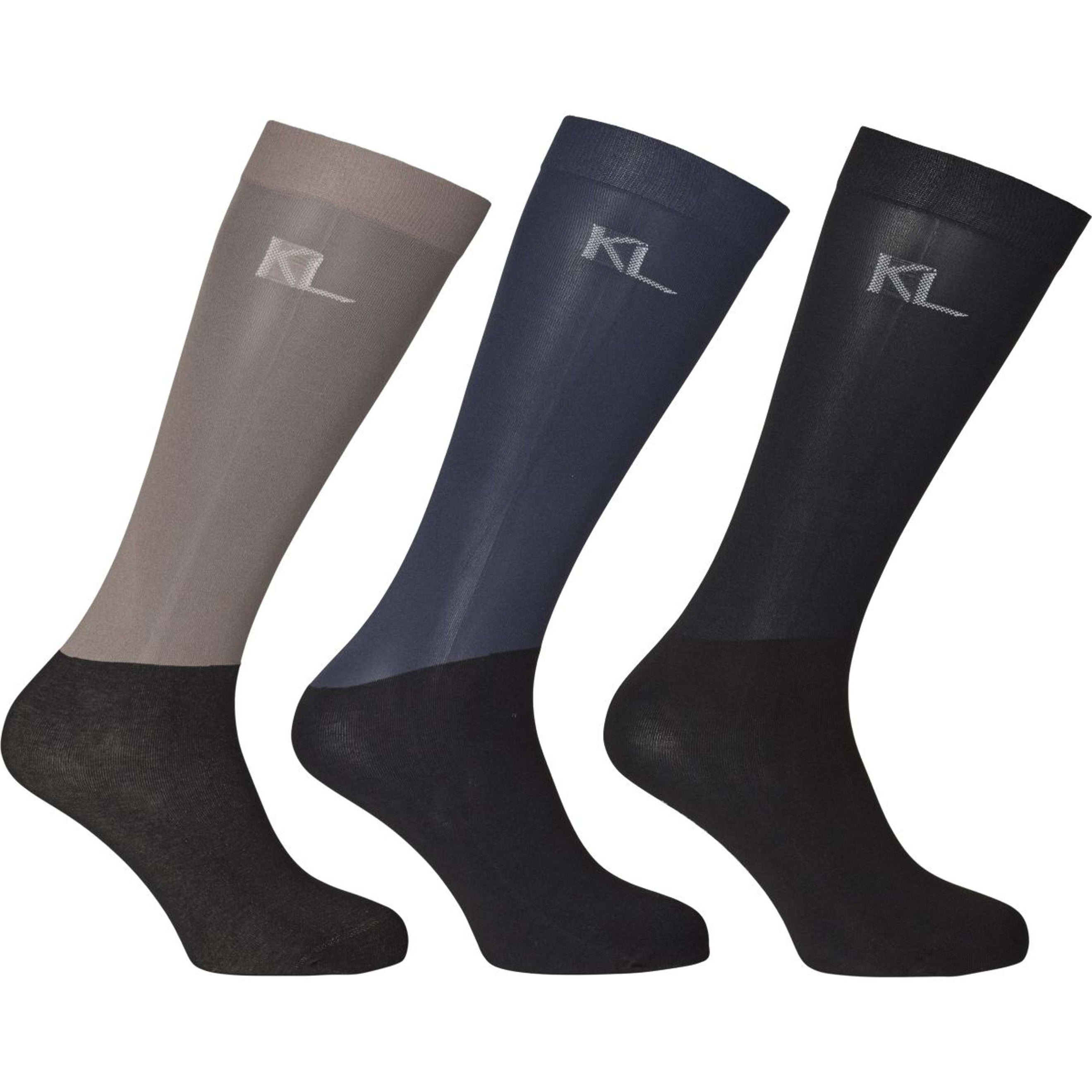 Kingsland Chaussettes KLAgnes Marron/Noir/Bleu
