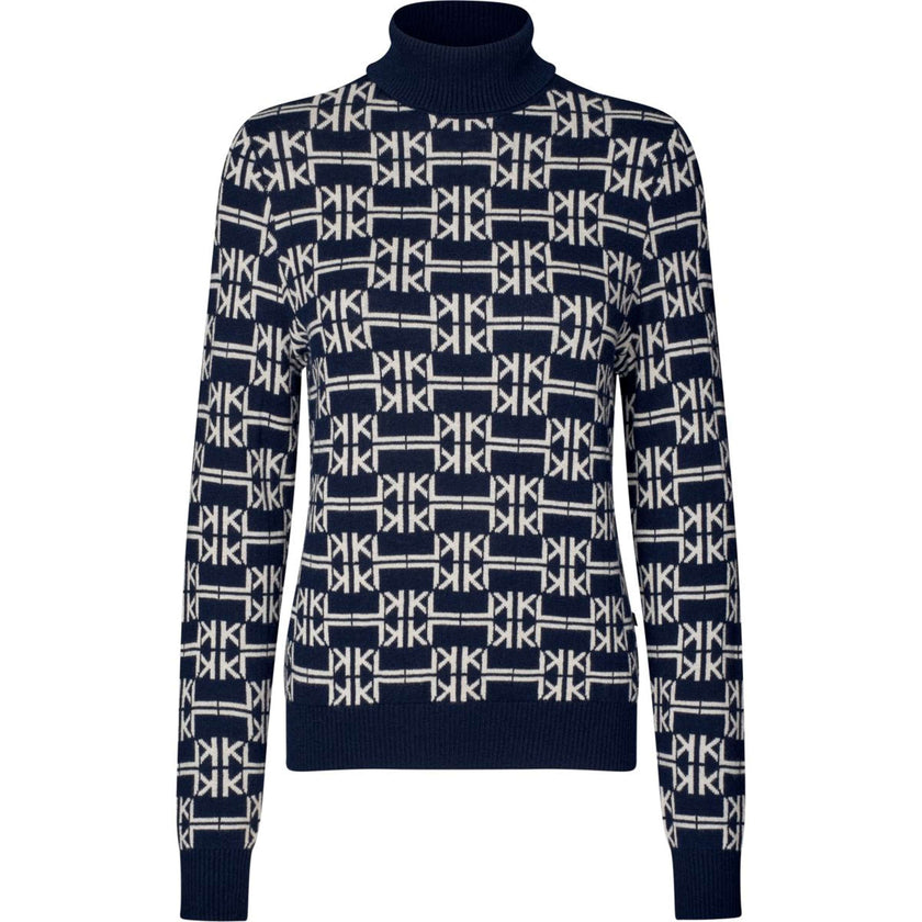 Kingsland Pull à Col KLAnnabella Femme Bleu du Soir
