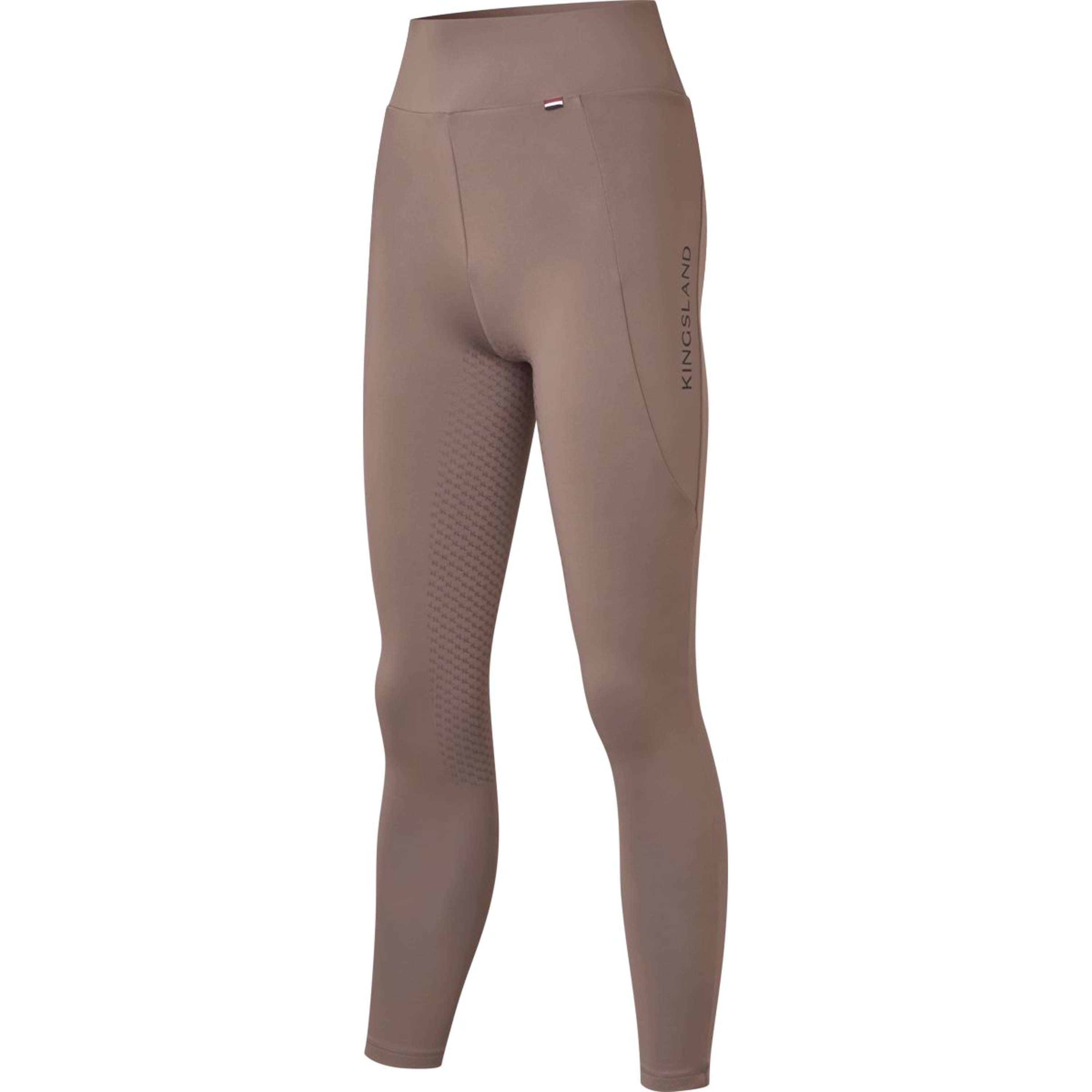 Kingsland Legging d'Équitation KLAmanda F-Tec4 Full Grip Dames Brown Iron