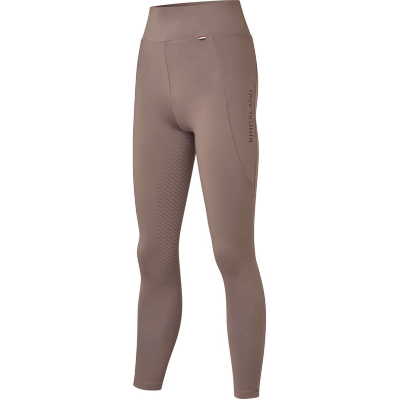 Kingsland Legging d'Équitation KLAmanda F-Tec4 Full Grip Dames Brown Iron
