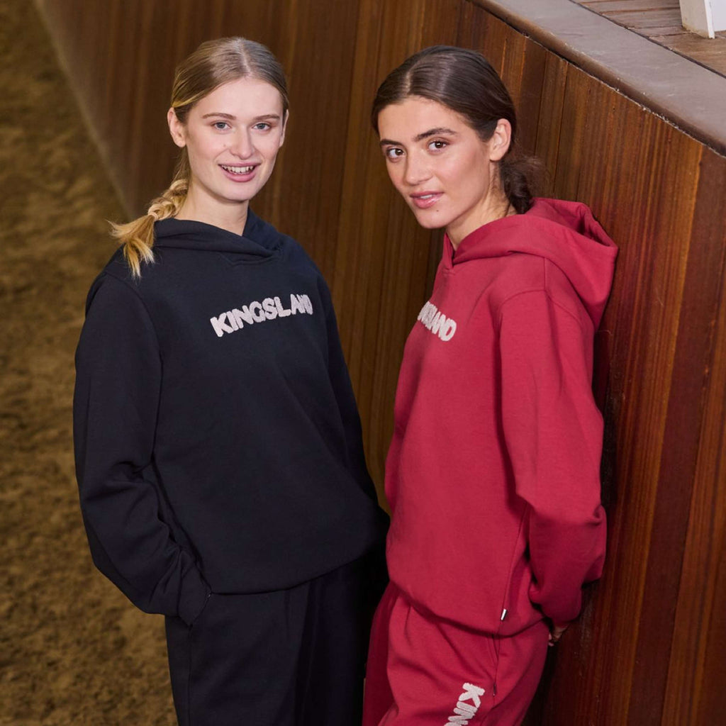 Kingsland Pull col Hoodie KLAshley Femme Grenat Rouge