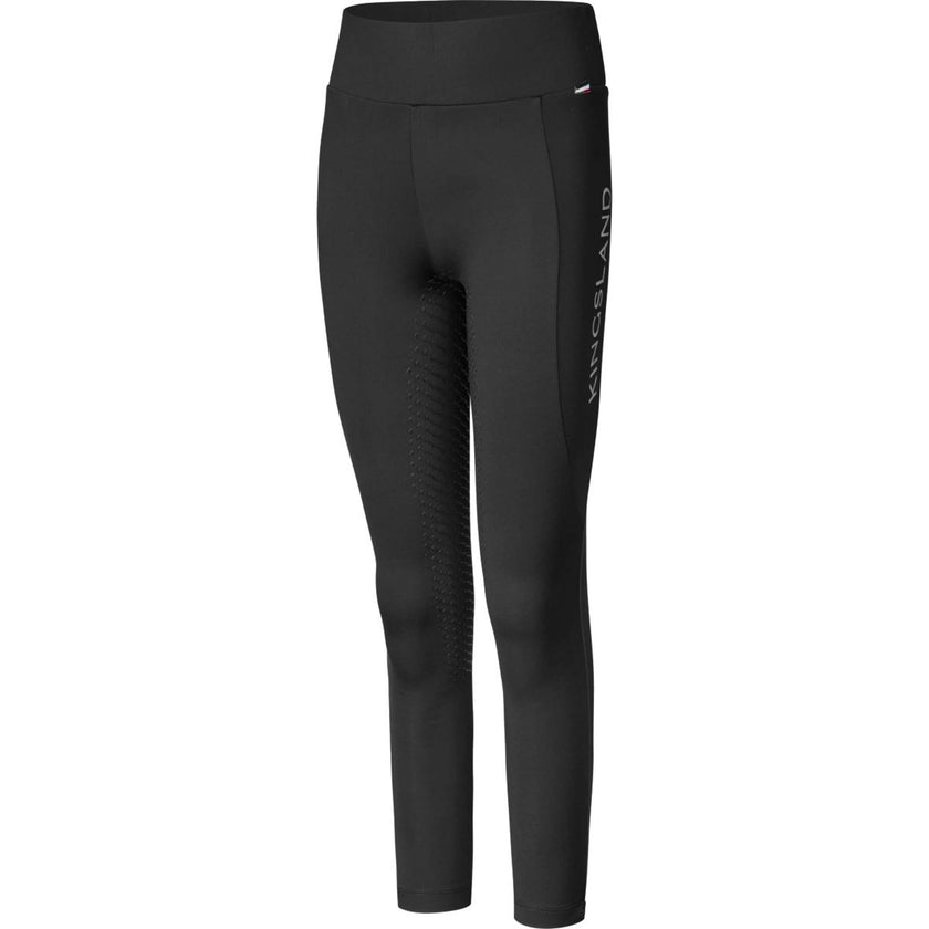 Kingsland Legging d'Équitation KLAlexis F-Tec4 Full Grip Enfants Noir