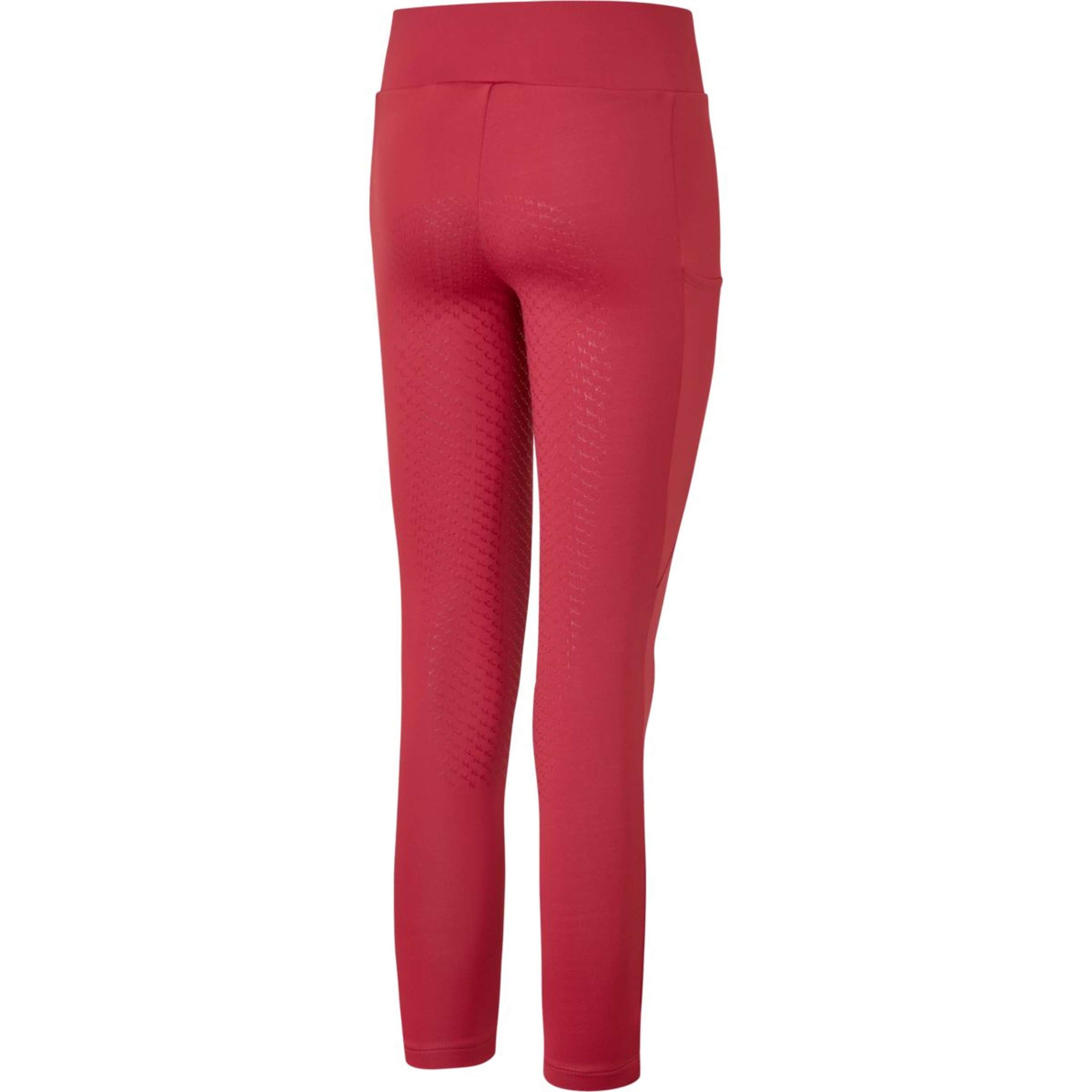 Kingsland Legging d'Équitation KLAlexis F-Tec4 Full Grip Enfants Grenat Rouge
