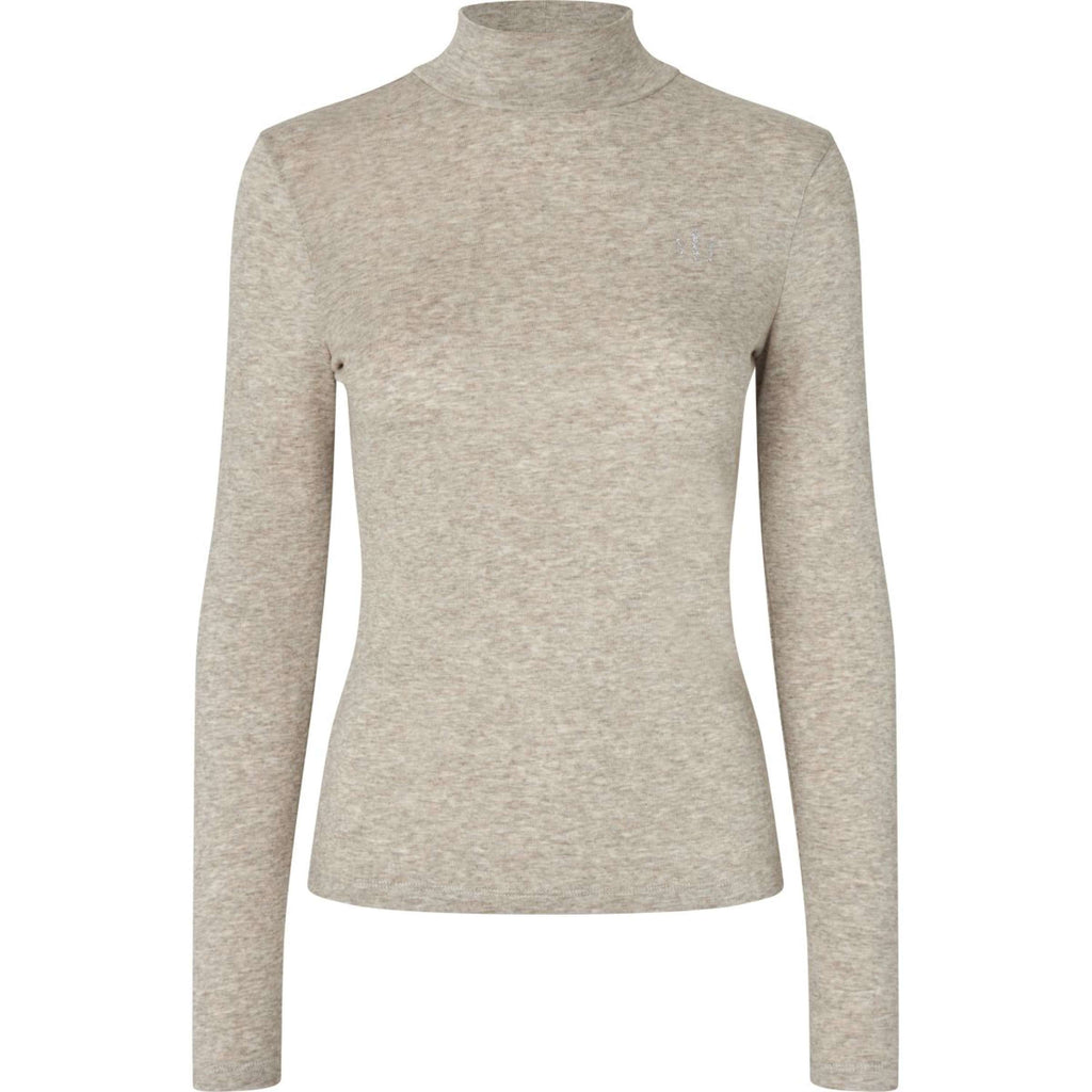 Kingsland Pull à Col KLAbigail Femme Beige/Melange