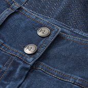 Kingsland Pantalon d'Équitation KLKayce Denim Full Grip Marin