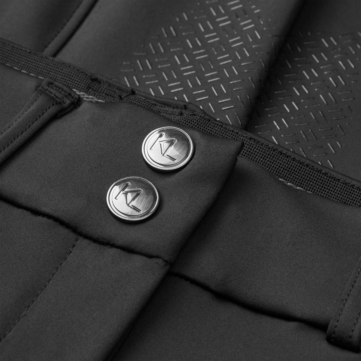 Kingsland Pantalon d'Équitation KLKaya Prise de Genou Noir