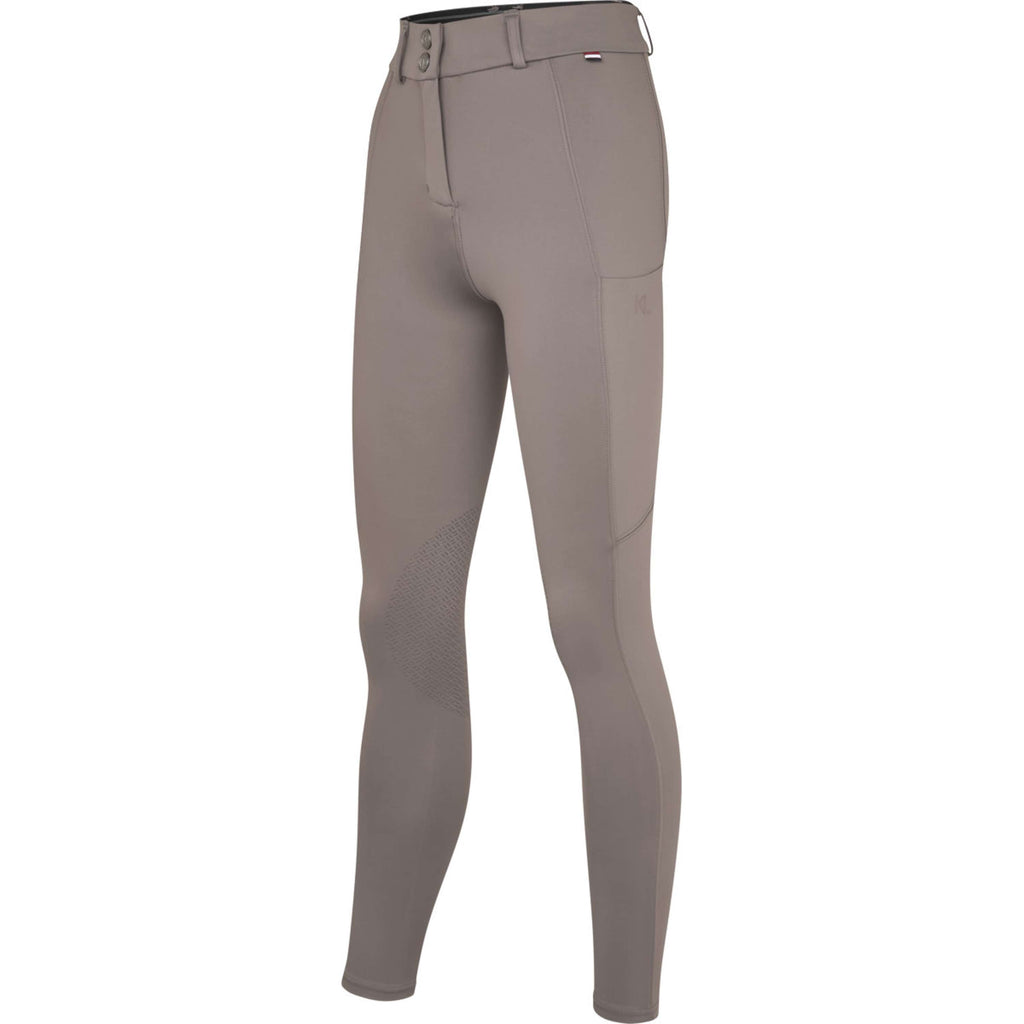 Kingsland Pantalon d'Équitation KLKaya Prise de Genou Brown Iron