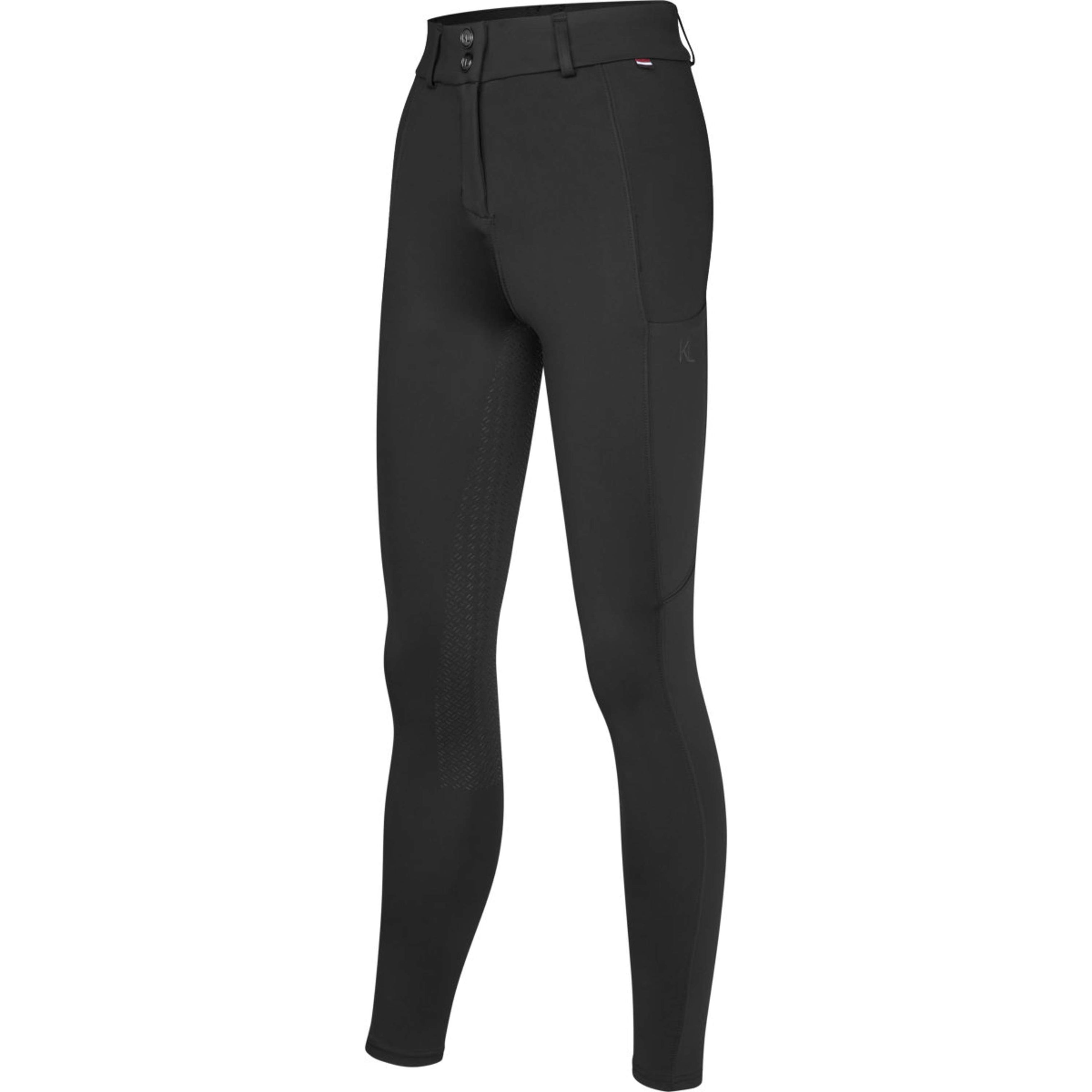 Kingsland Pantalon d'Équitation KLKaya Full Grip Noir