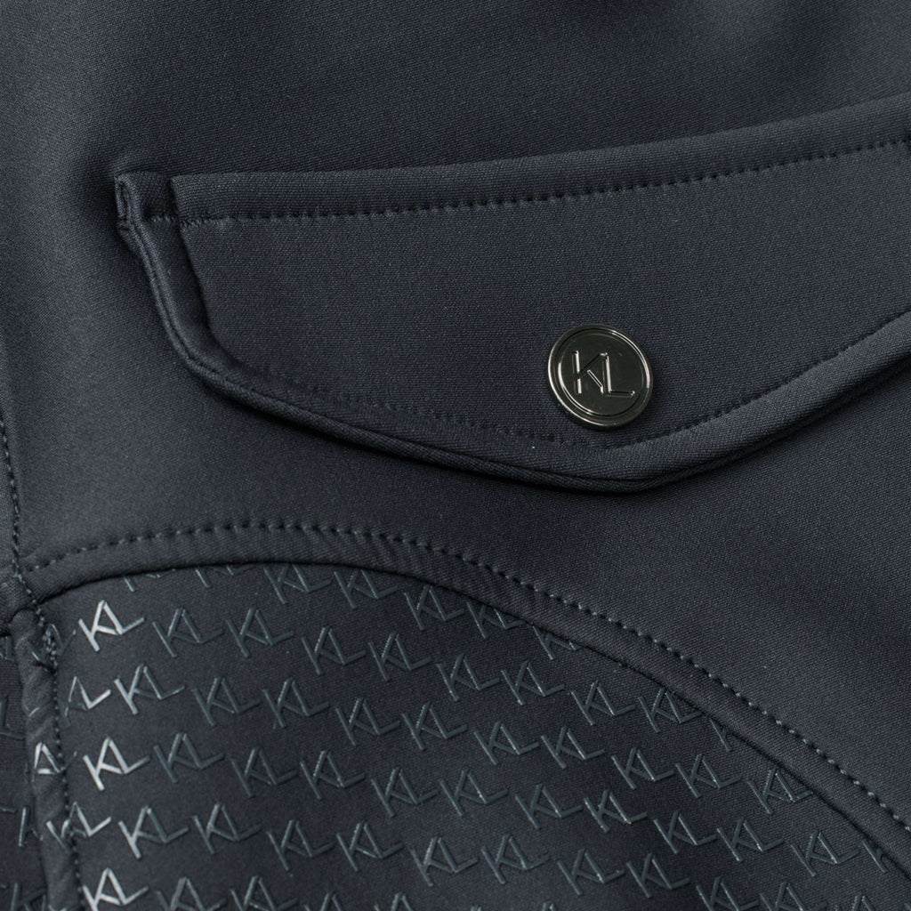 Kingsland Pantalon d'Équitation KLKatty Full Grip Marin
