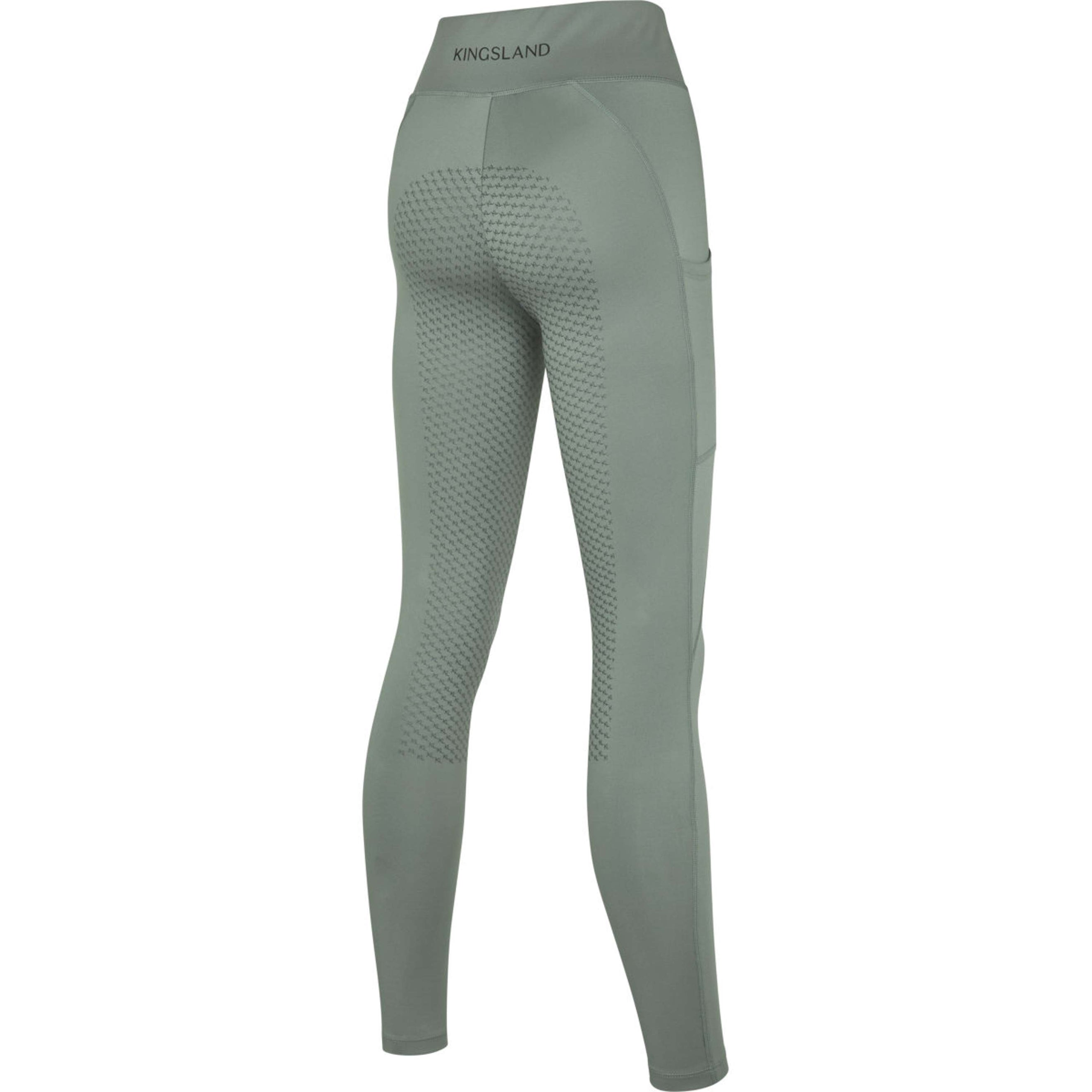Kingsland Legging d'Équitation KLLorella F-Tec 5 Full Grip Green Agave Kingsland Legging d'Équitation KLLorella F-Tec 5 Full Grip Green Agave