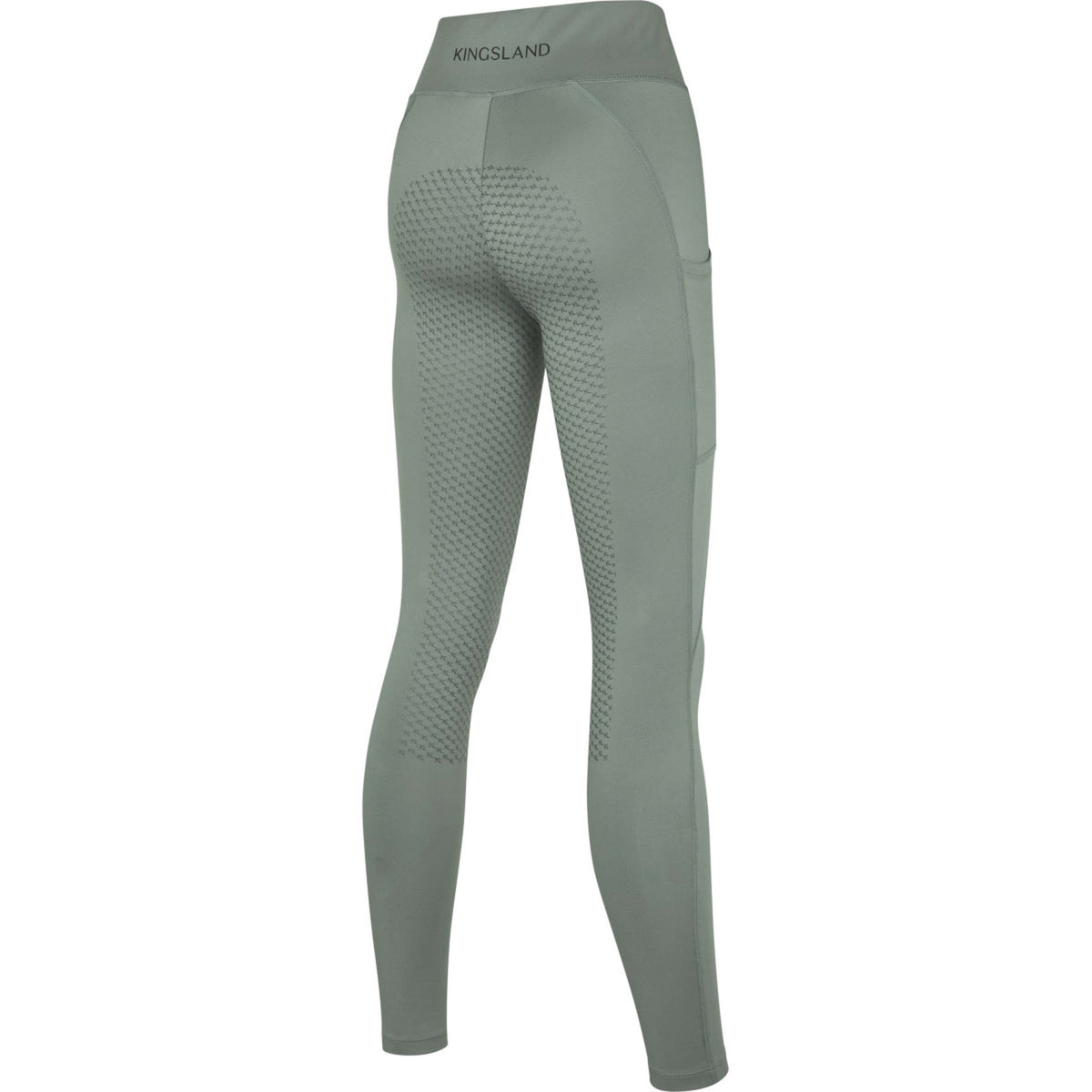 Kingsland Legging d'Équitation KLLorella F-Tec 5 Full Grip Green Agave