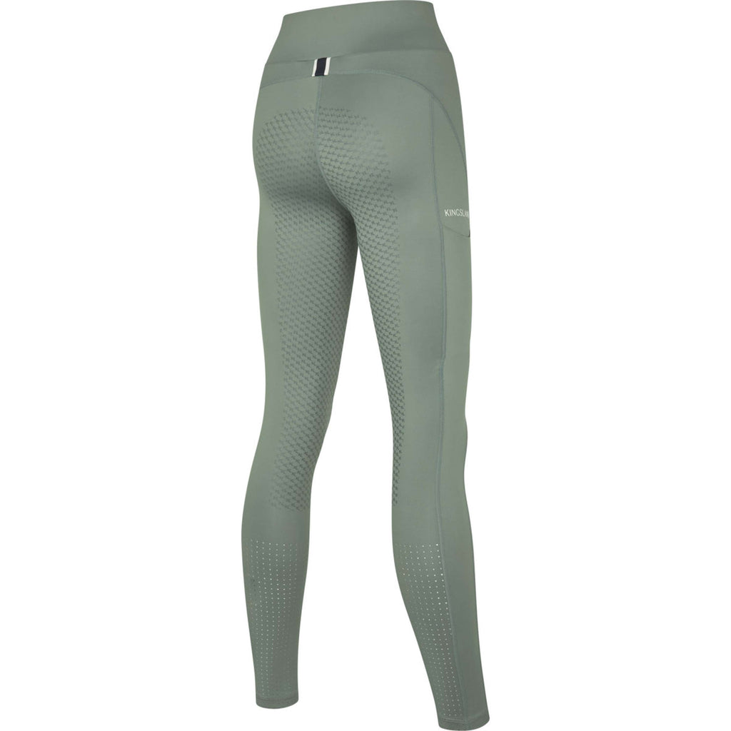 Kingsland Legging d'Équitation KLLindsey F-Tec Full Grip Green Agave