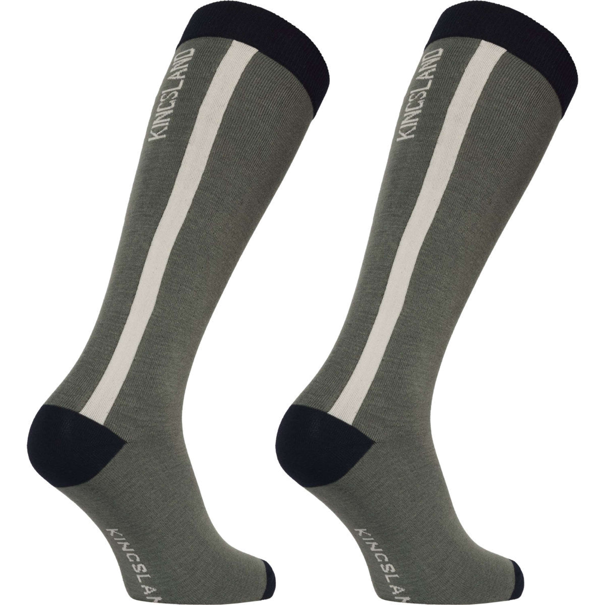 Kingsland Chaussettes d'Équitation KLLaura Coolmax 2-Pack Green Agave