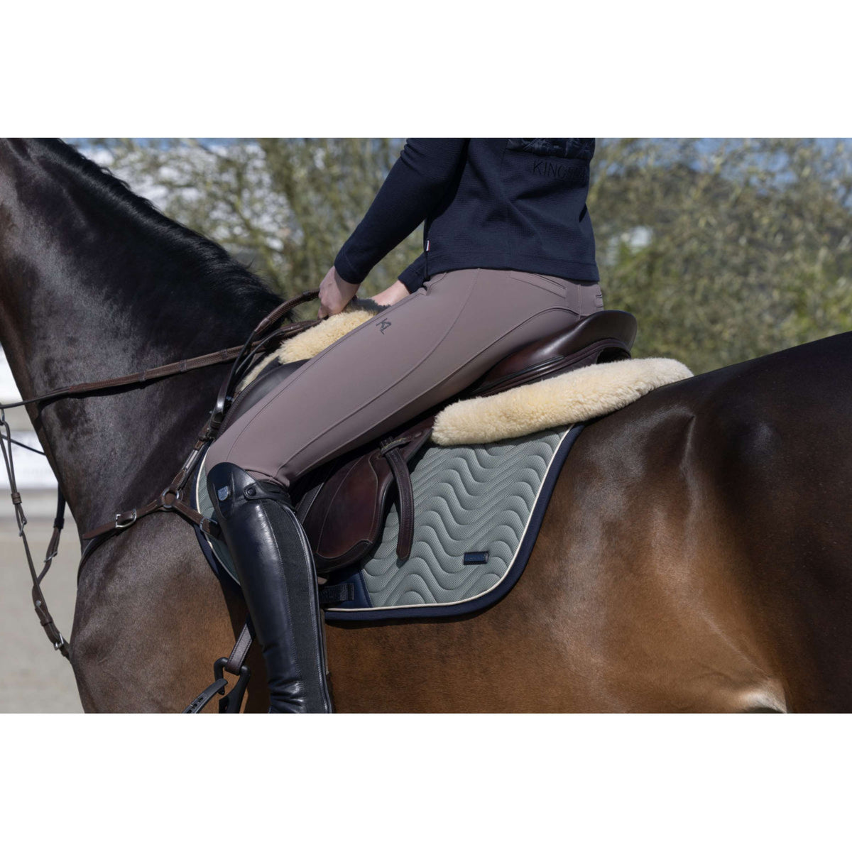 Kingsland Tapis de Selle KLLucca Cooling de Saut Green Agave