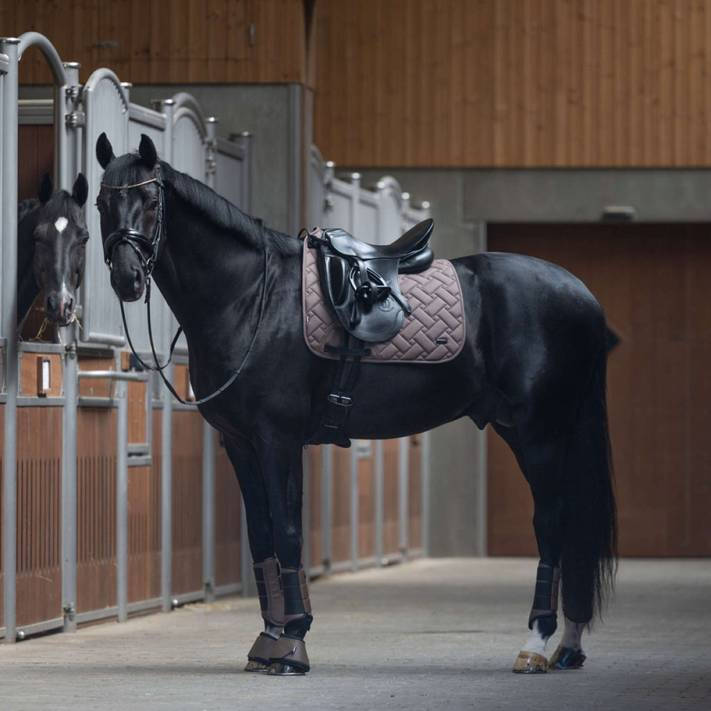 Kingsland Tapis de Selle KLLexie Dressage Brown Iron