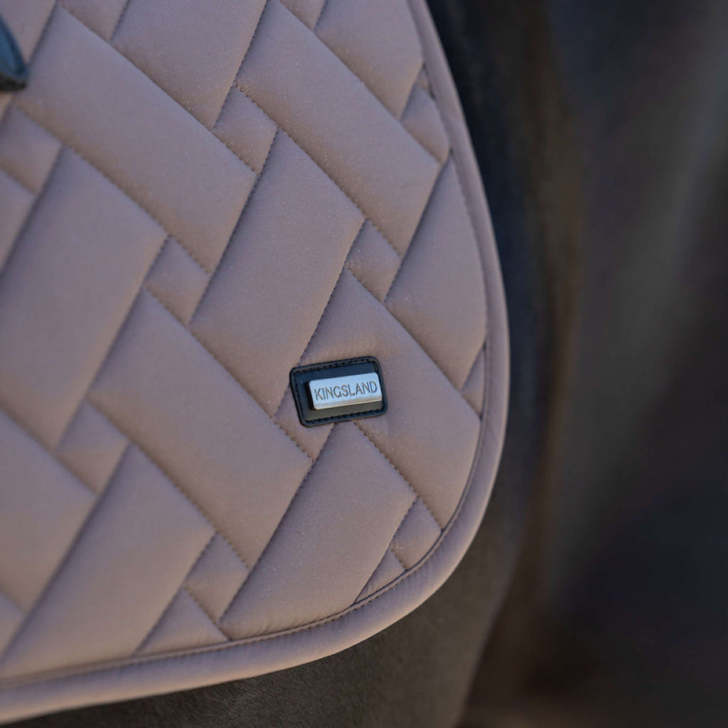 Kingsland Tapis de Selle KLLexie Dressage Brown Iron